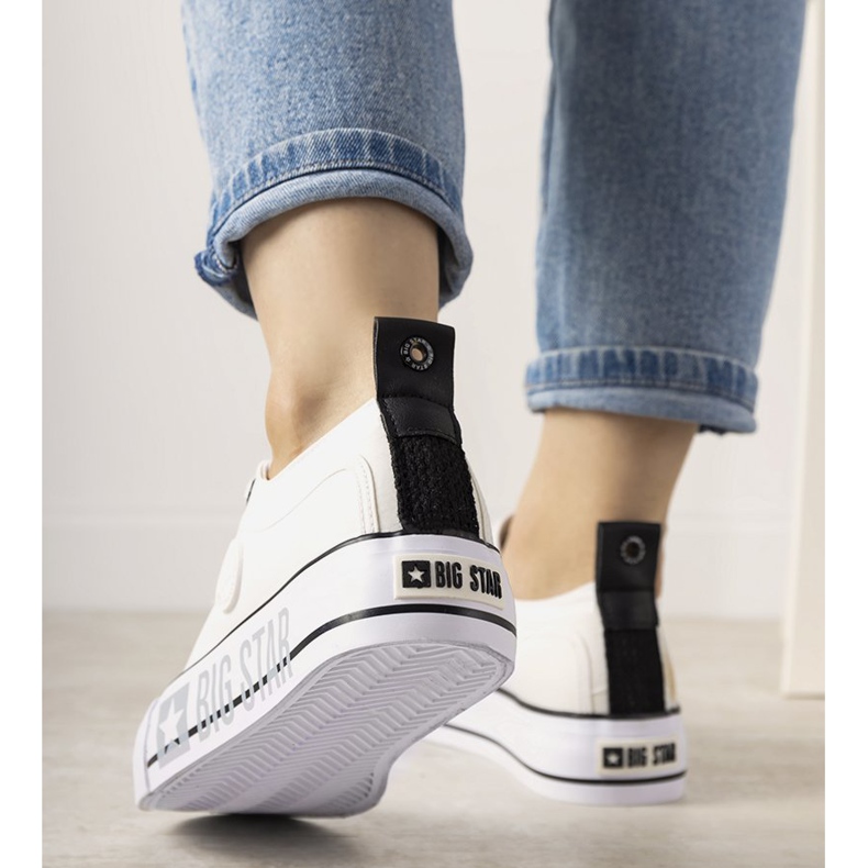 Adidași de damă albi Alexa Big Star 1