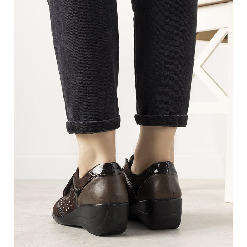 Broguri maro pe pană Merante 1