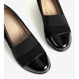 Pantofi negri pe panica Bellissima negru 1