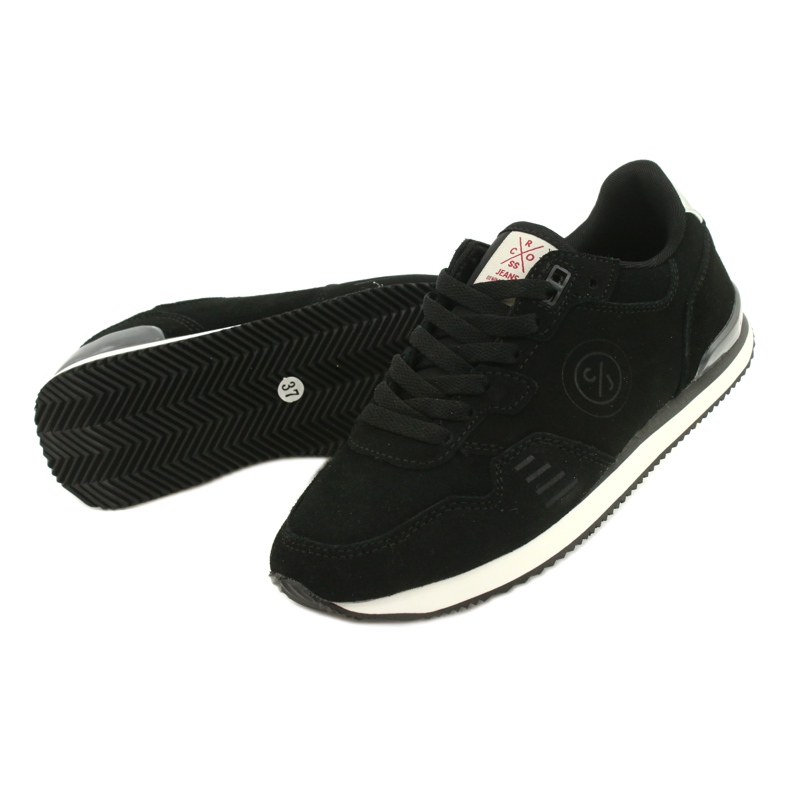 Cross Jeans Pantofi sport pentru femei încrucișează blugi negri II2R4028C negru 3