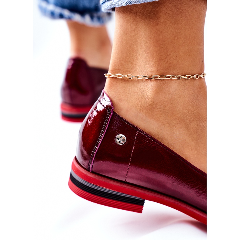 Pantofi din piele lăcuită Maciejka 05035-23 Burgundia roșu 1 Pantofi din piele lăcuită Maciejka 05035-23 Burgundia roșu 1