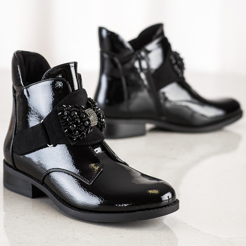 S. BARSKI Cizme elegante S.BARSKI negru 1