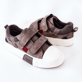 Adidași pentru copii cu velcro Big Star II374018 Gri 1