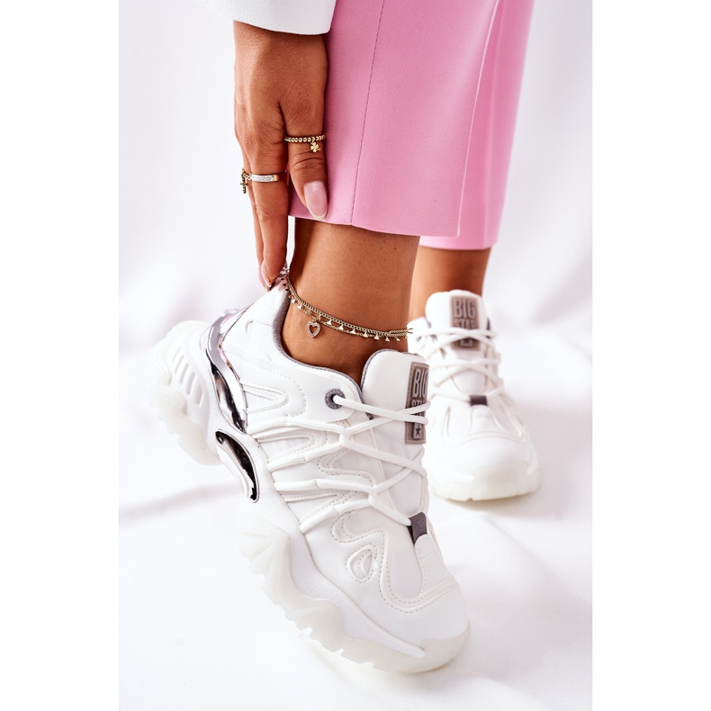 Încălțăminte sport de damă Memory Foam Big Star II274088 Alb 2 Încălțăminte sport de damă Memory Foam Big Star II274088 Alb 2
