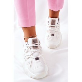 Încălțăminte sport de damă Memory Foam Big Star II274088 Alb 1