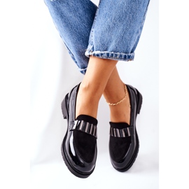 S.Barski Pantofi montius pentru femei lacuit negru 2