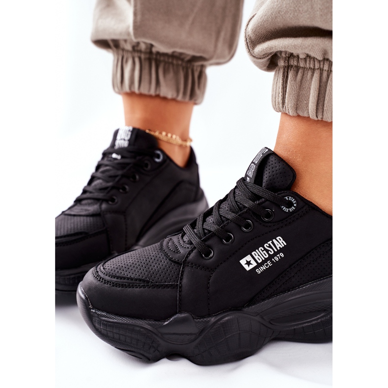 Încălțăminte sport de damă Memory Foam Big Star II274356 Negru 1