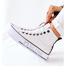 Big Star Adidași înalți pe marea stea II274014 platformă albă 12