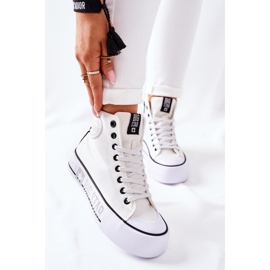 Big Star Adidași înalți pe marea stea II274014 platformă albă 10