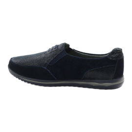Slip-on sport pentru femei DK din piele bleumarin albastru marin 2 Slip-on sport pentru femei DK din piele bleumarin albastru marin 2