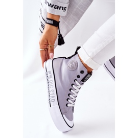 Adidași înalți pe Big Star II274016 Platformă gri 10