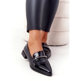 S.Barski Mocasini eleganți S. Barski Premium Lacuit Negru 4