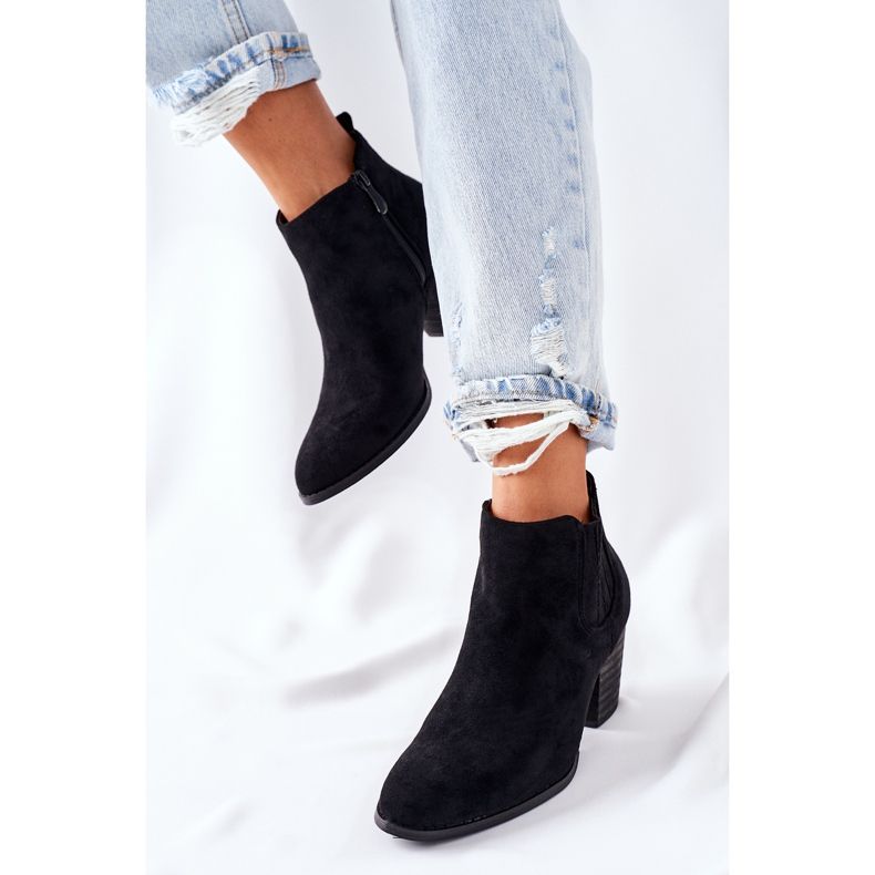 Cizme de damă clasice pentru femei, negre Flashbrook negru 2