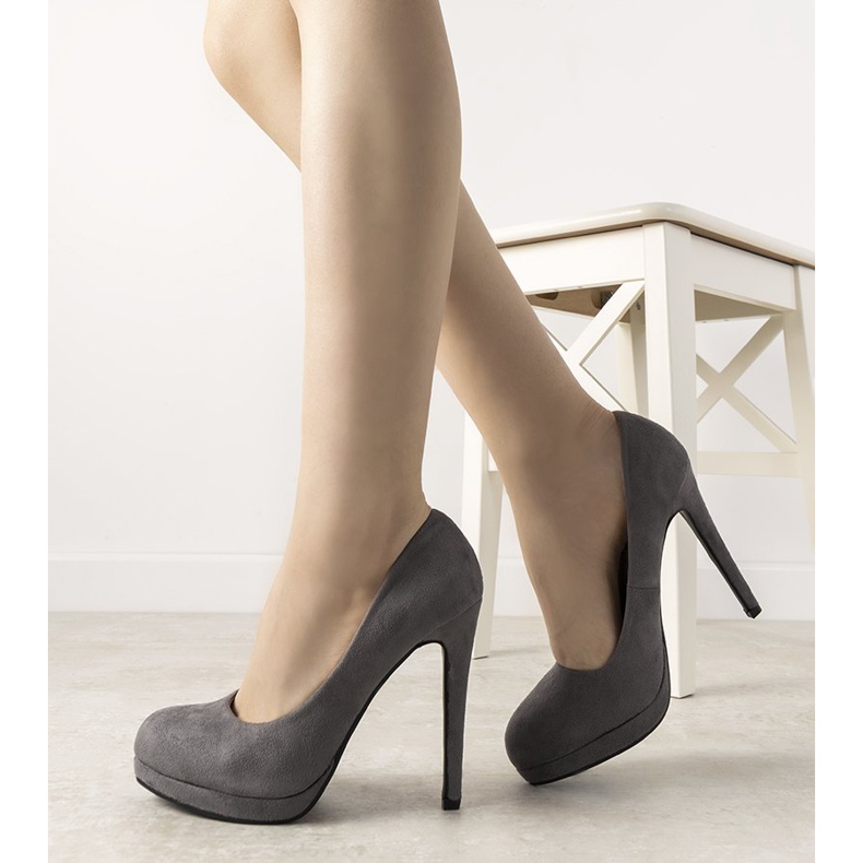 Pompe din grafit pe călcâiul Ultimate gri 2 Pompe din grafit pe călcâiul Ultimate gri 2