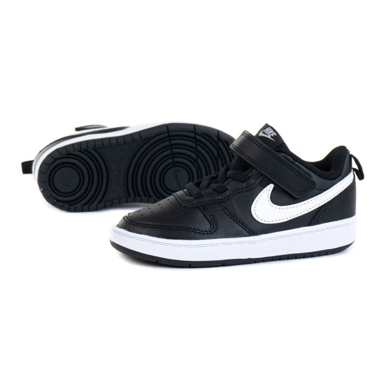 Pantofi NIke Court Borough Low 2 (TDV) Jr BQ5453-002 negru 1