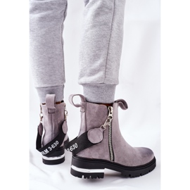 PS1 Cizme calde cu fermoar Grey Cortona gri 2 PS1 Cizme calde cu fermoar Grey Cortona gri 2