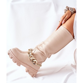 PB1 Ghete Cecina de înaltă culoare bej 1