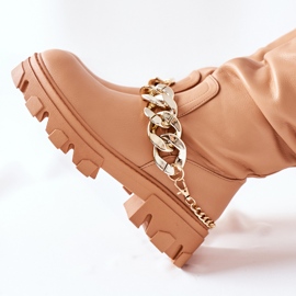 PB1 Cizme înalte Camel Cecina maro 1