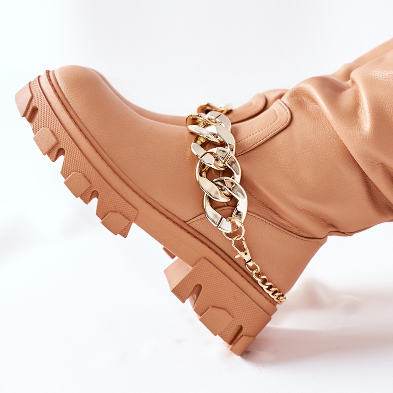 PB1 Cizme înalte Camel Cecina maro 1