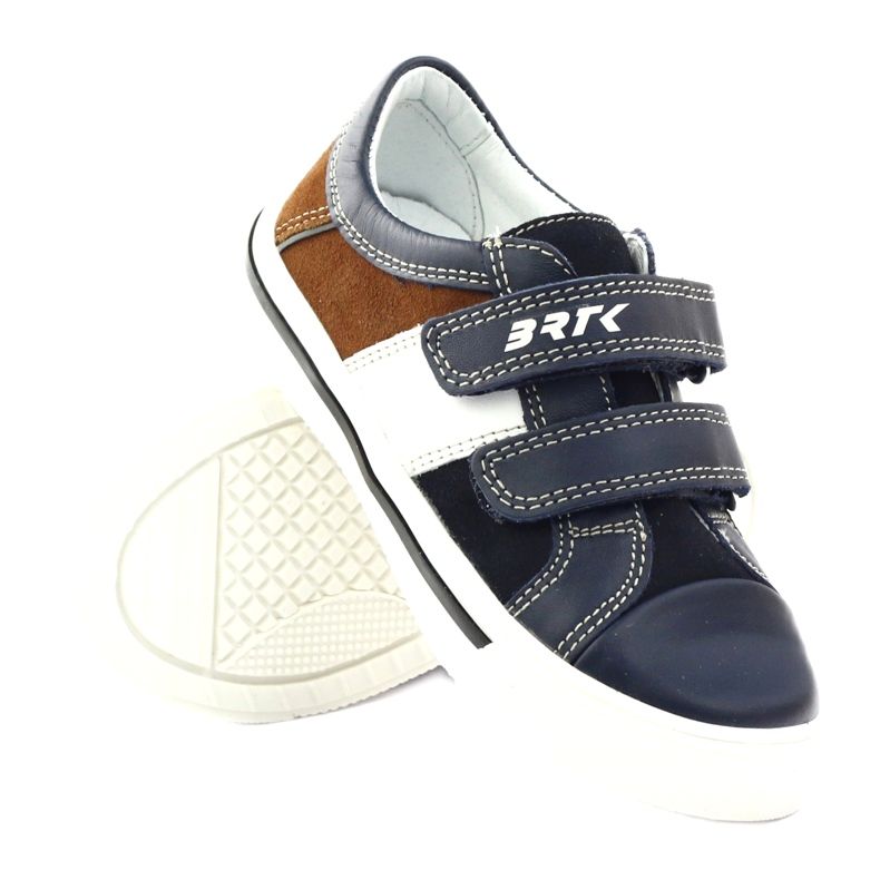 Pantofi băieți Bartek 15607 bleumarin multicolor maro alb 3 Pantofi băieți Bartek 15607 bleumarin multicolor maro alb 3