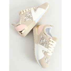 Pantofi sport bej B0-907 Bej 1 Pantofi sport bej B0-907 Bej 1