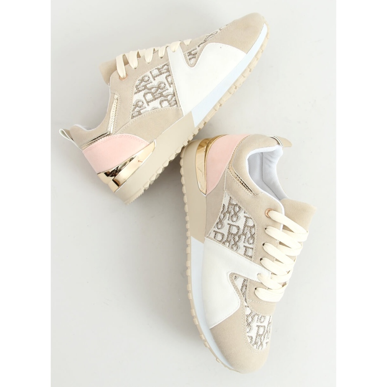 Pantofi sport bej B0-907 Bej 1 Pantofi sport bej B0-907 Bej 1