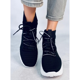 Negru 2032 Pantofi sport șosete negre 2
