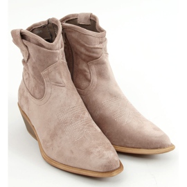 Cizme cowboy dama bej 99-65 Taupe 2