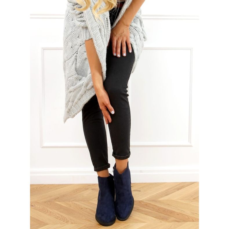 Cizme bleumarin 1155 D.BLUE albastru marin 2