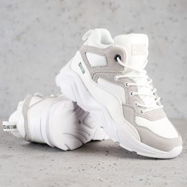 Adidași pentru femei Big Star GG274643 alb 1