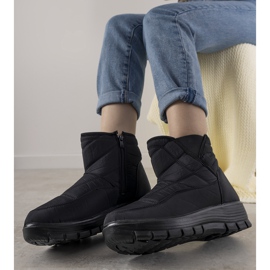 Cizme negre de zăpadă pentru femei de la Trens negru 1