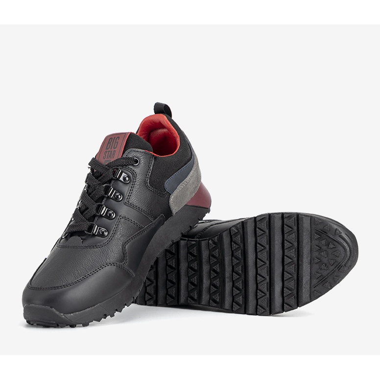 Big Star Încălțăminte sport Sergio Big Black pentru bărbați negru 1