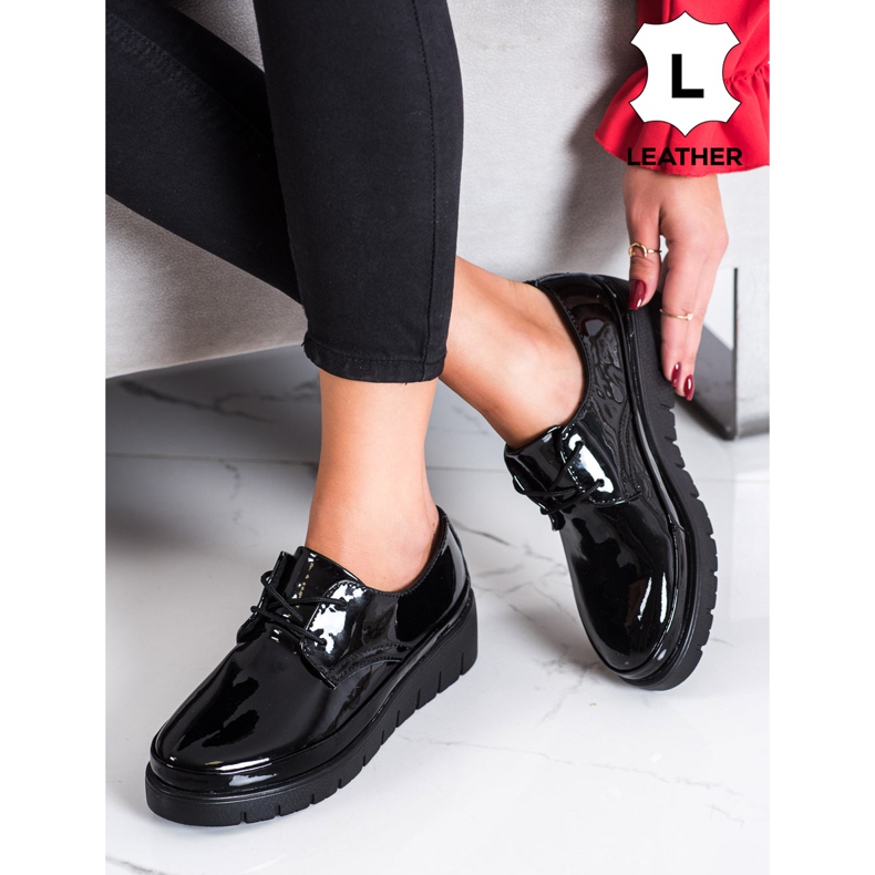 Filippo Încălțăminte din piele neagră negru 1