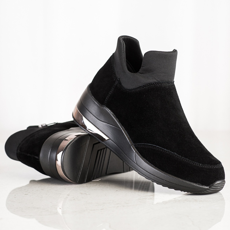 Filippo Adidași din piele pe fermoar negru 1