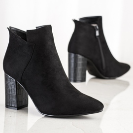 Vinceza Cizme cu toc de șarpe negru 1 Vinceza Cizme cu toc de șarpe negru 1