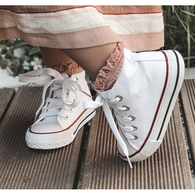 FRROCK Adidași clasici de înaltă calitate Filemon pentru copii alb 5 FRROCK Adidași clasici de înaltă calitate Filemon pentru copii alb 5