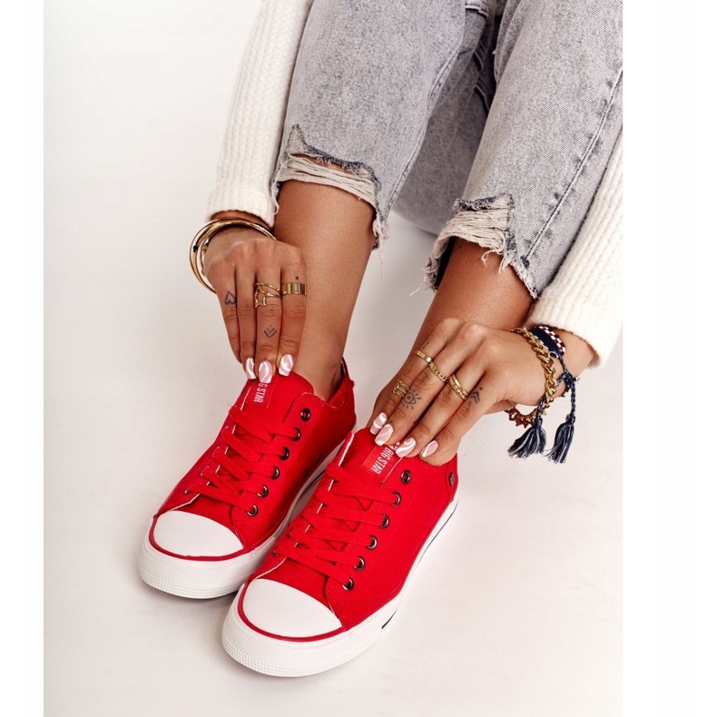 Adidași pentru femei Low Big Star Red DD274339 roșu 4