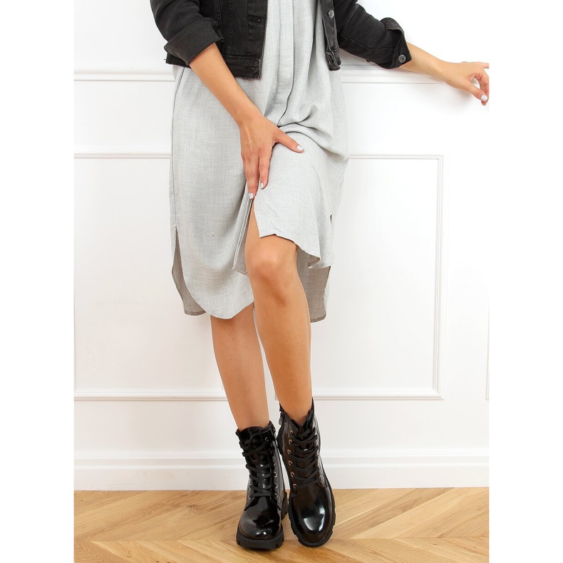 Lucrători cu lacuri negre Y9551 Negru 1