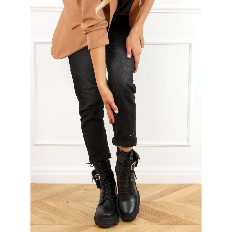 Muncitori negri cu poșetă 168-291 Negru 1