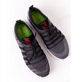 Pantofi sport pentru femei Memorie Spumă Big Star HH274532 gri închis 4