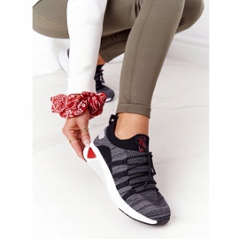 Pantofi sport pentru femei Memorie Spumă Big Star HH274532 gri închis 1