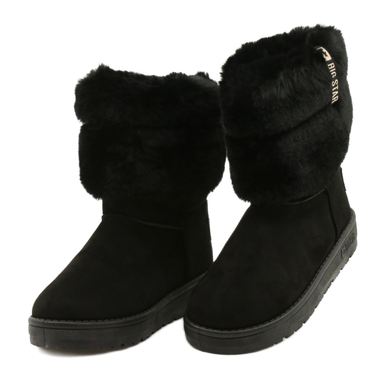 Femei Mukluki Warmed Big Star II274123 Negru 2