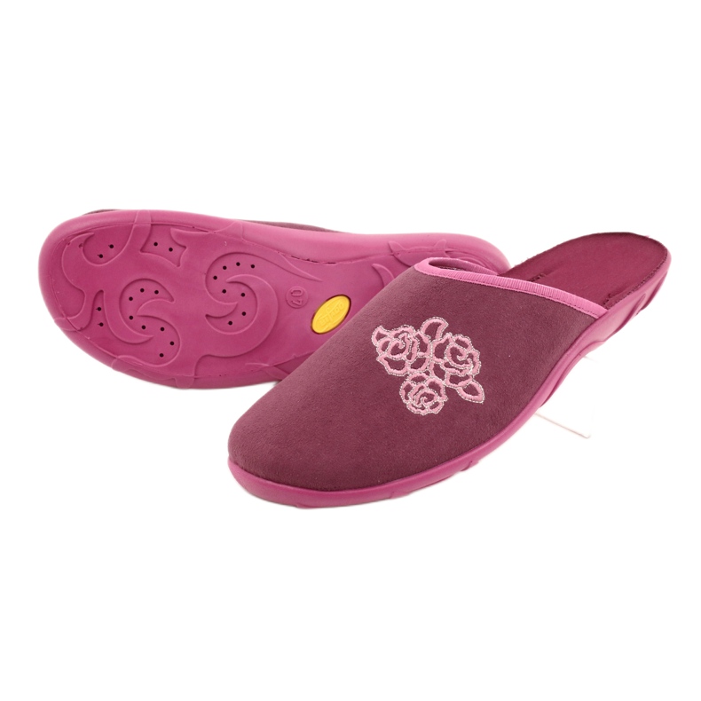 Pantofi de damă de culoare Befado pu 235D158 roșu 4