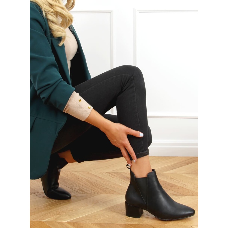 Ghete Chelsea negre, negre G-248 Negre negru 2