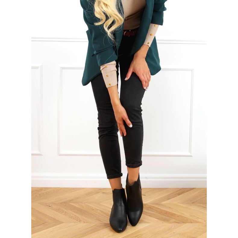 Ghete Chelsea negre, negre G-248 Negre negru 1