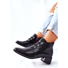 Vinceza Cizme negre cu toc înalt Albeq negru 1