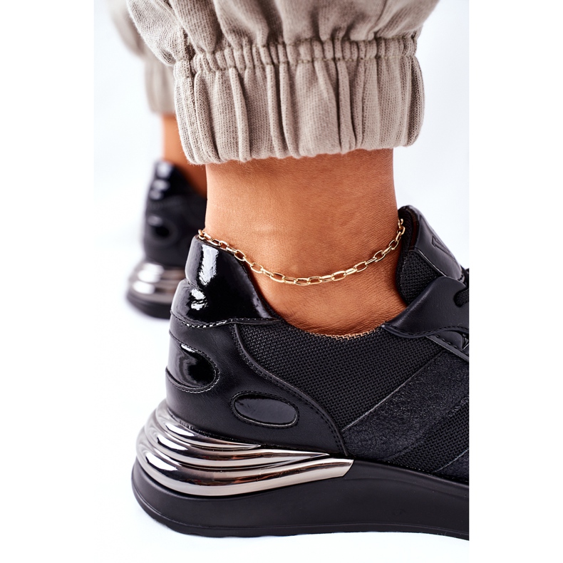 Vinceza Încălțăminte sport pentru femei Adidași Negru Manitoba 1