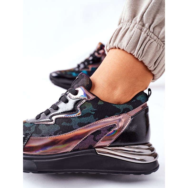 Vinceza Încălțăminte sport pentru femei Adidași Negru Multi Buckland 1