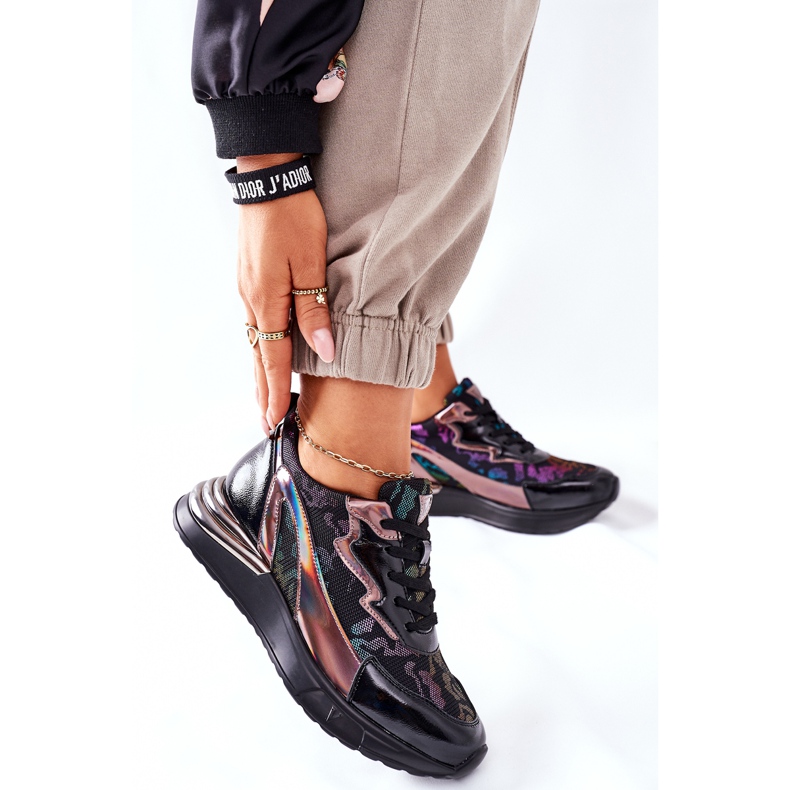 Vinceza Încălțăminte sport pentru femei Adidași Negru Multi Buckland 2