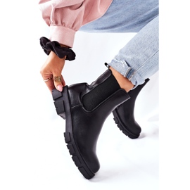 S.Barski Cizme negre calde pentru femei Cizme Jodhpur Ruletă negru 2